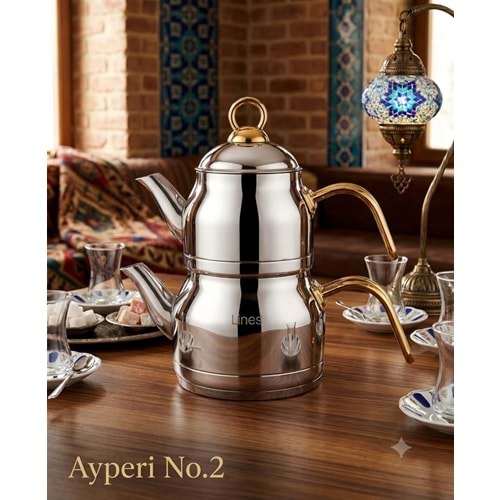 ÇAYDANLIK ALTIN KULP MİNİ NO.2 AYPERİ -LİNES