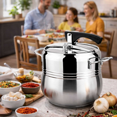 DÜDÜKLÜ TENC. MTL.KULP 6 LT SİLVER -LİNES
