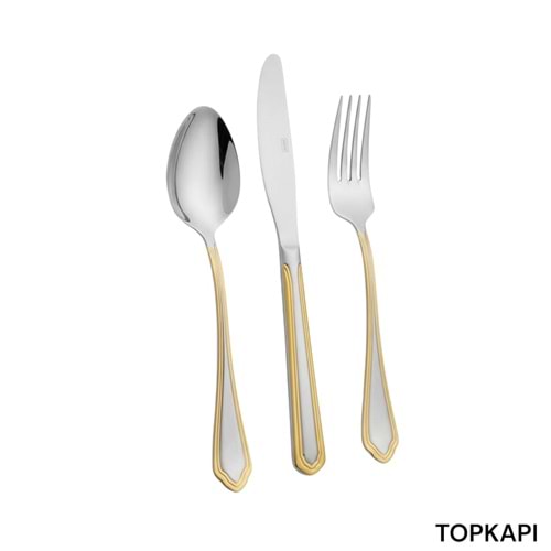 KAŞIK KUTU 84 PRÇ.GOLD TOPKAPI-ONUR
