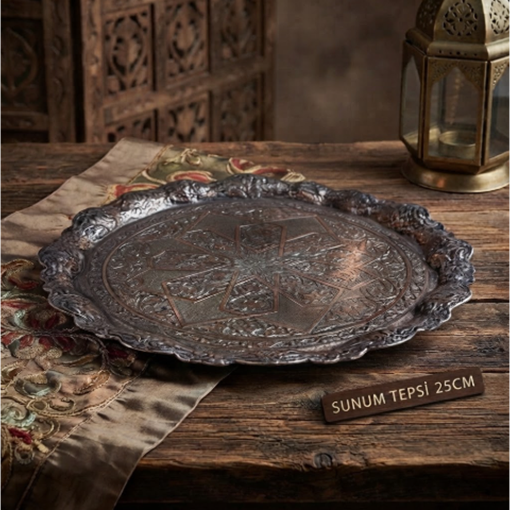 AYVALI BAKIR SUNUMLUK YUVR.25CM -A.BAKIR