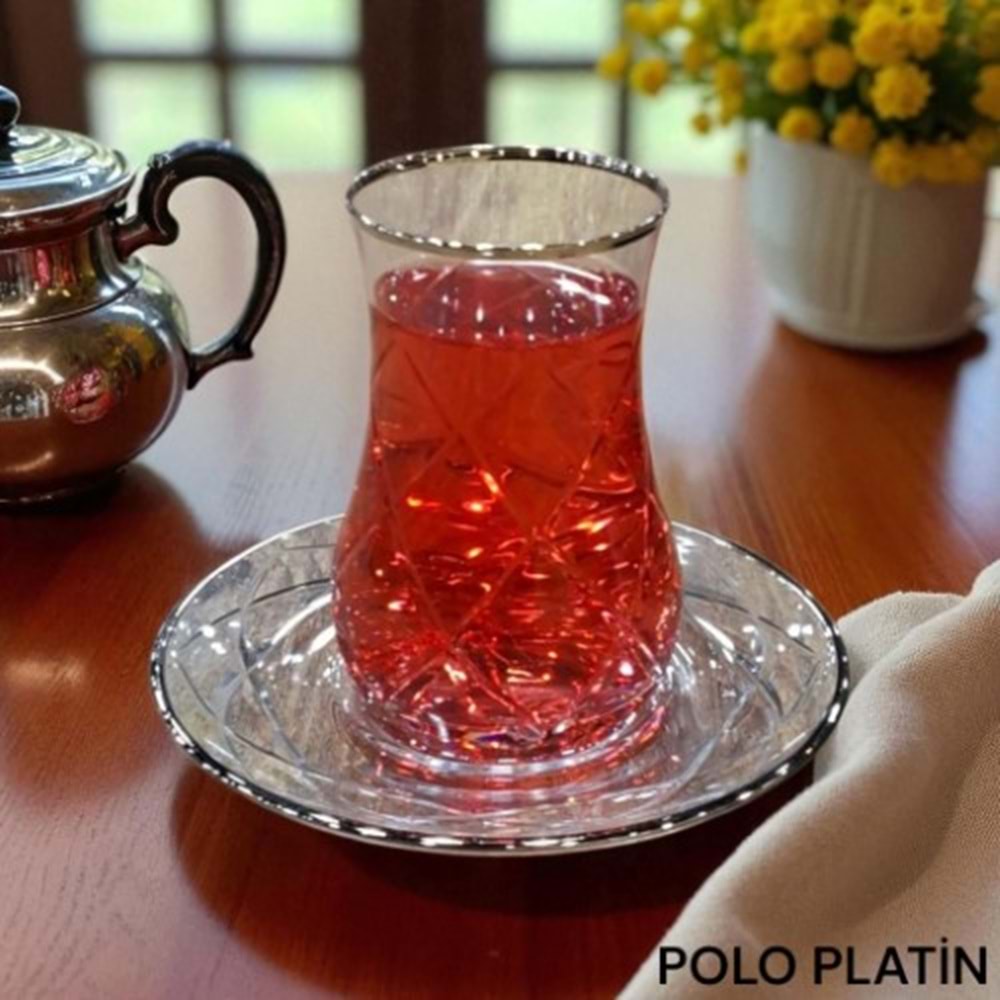 ÇAY SET 12 PRÇ POLO PLTN -CANBA