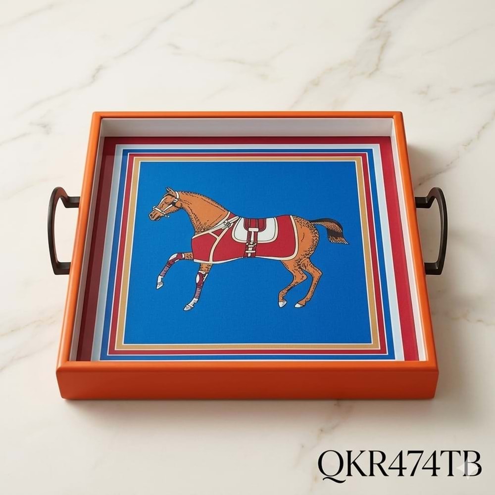 QKR474.TB -TEPSİ ATLI QUENN TURUNCU KARE -DVD