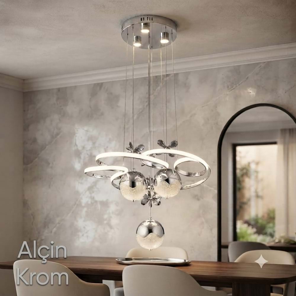 60189.KR -AVİZE ALÇİN KROM -GLORİA