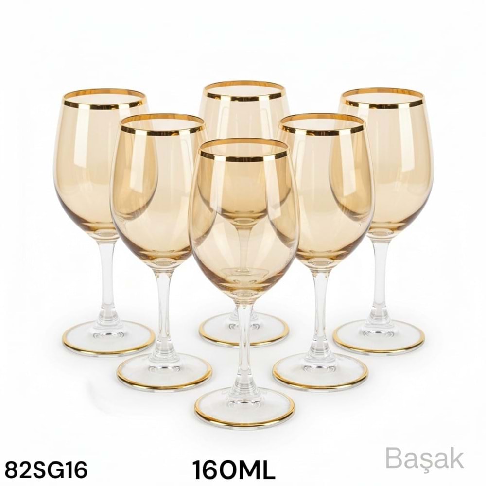 LÜSTER S82SG16 -CAM KADEH 6 LI 160ML -BAL