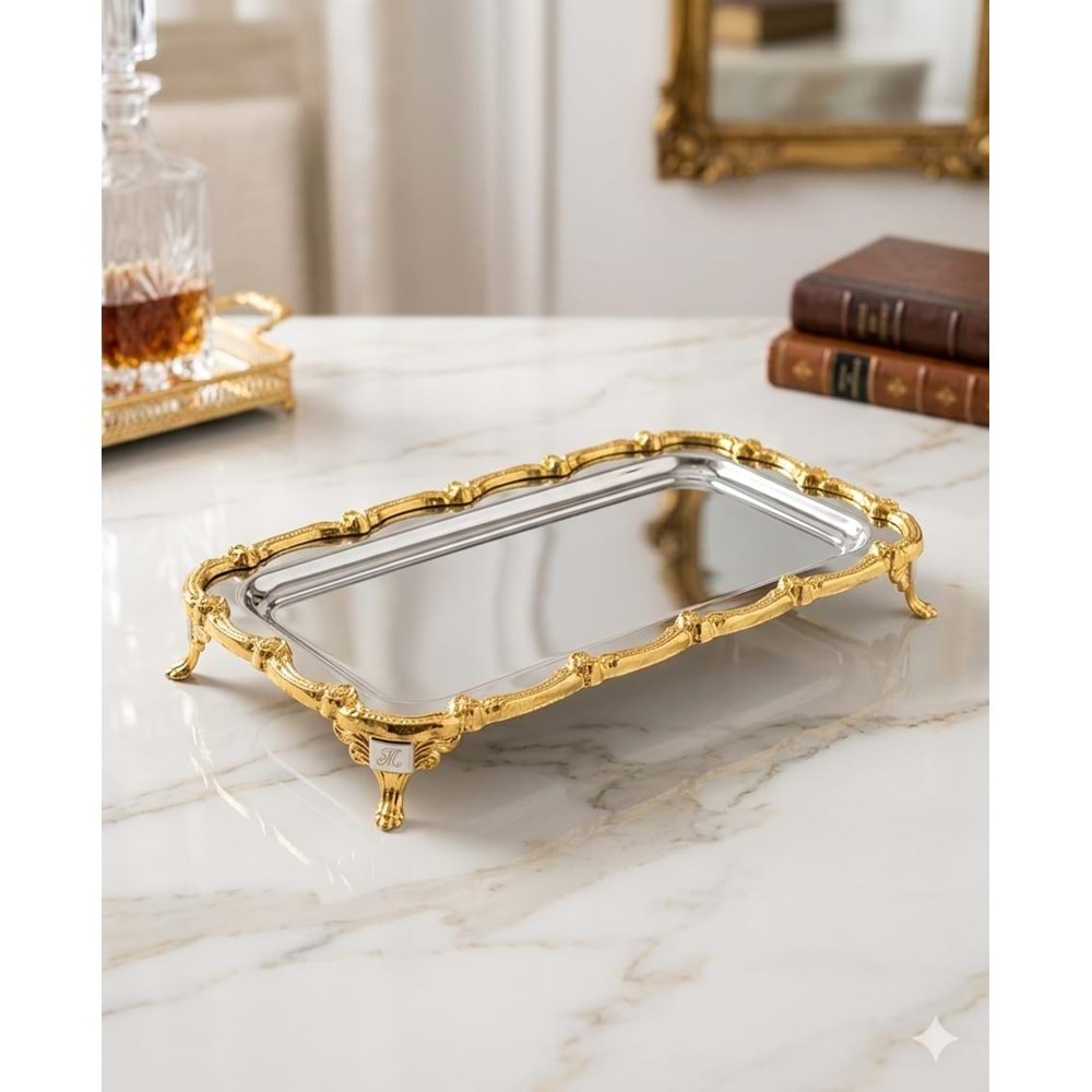 SUNUMLUK METAL AYAKLI DİKT GOLD -POLANT