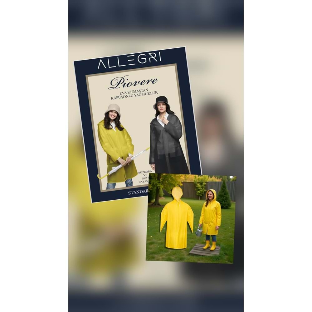 11266 -YAĞMURLUK RENKLİ MUŞAMBA -ALLEGRİ