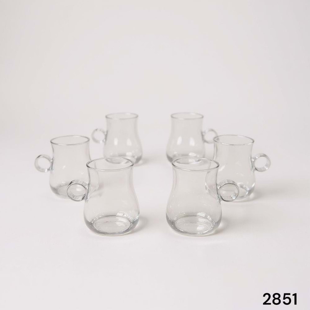 2851-ÇAY BARDAK 6 LI BOROSİLKT-AROW
