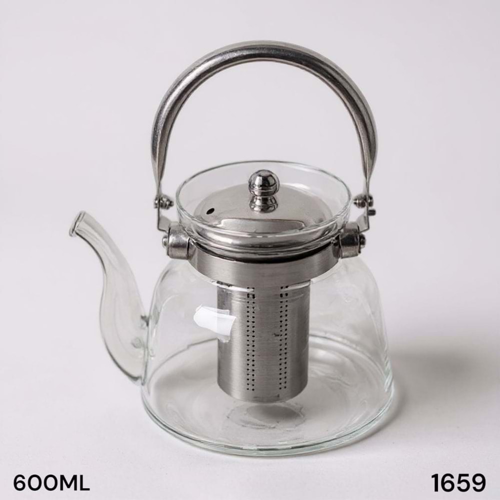 1659 -600ML CAM DEMLİK SÜZGÜ-AROW