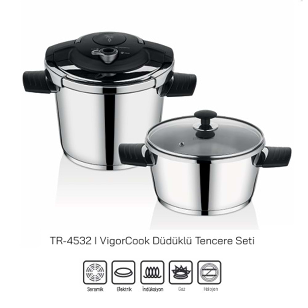 4532-DÜDÜKLÜ TENC. CLİPSO 4+6 LT VİGOR -AROW
