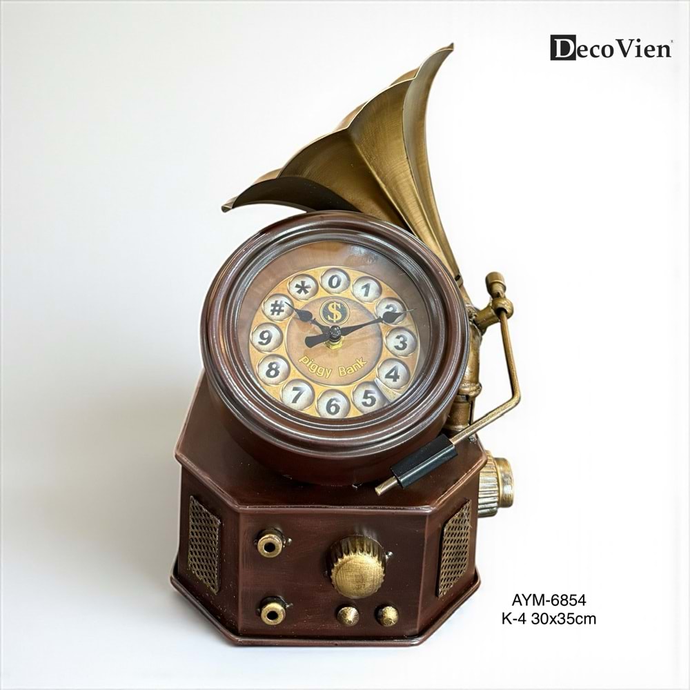 6854-GRAMAFON SAAT DEKOR -AYMET