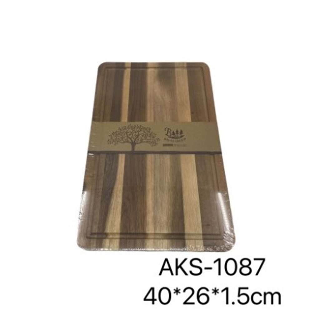1087-KESİM TAHTASI AKASYA DİKT 40*26 -BALSA