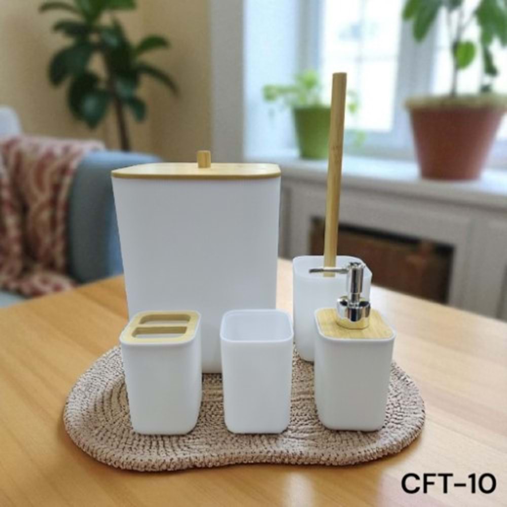 10.BY -BANYO TK. 5 Lİ BEYAZ -ÇİFTÇİ