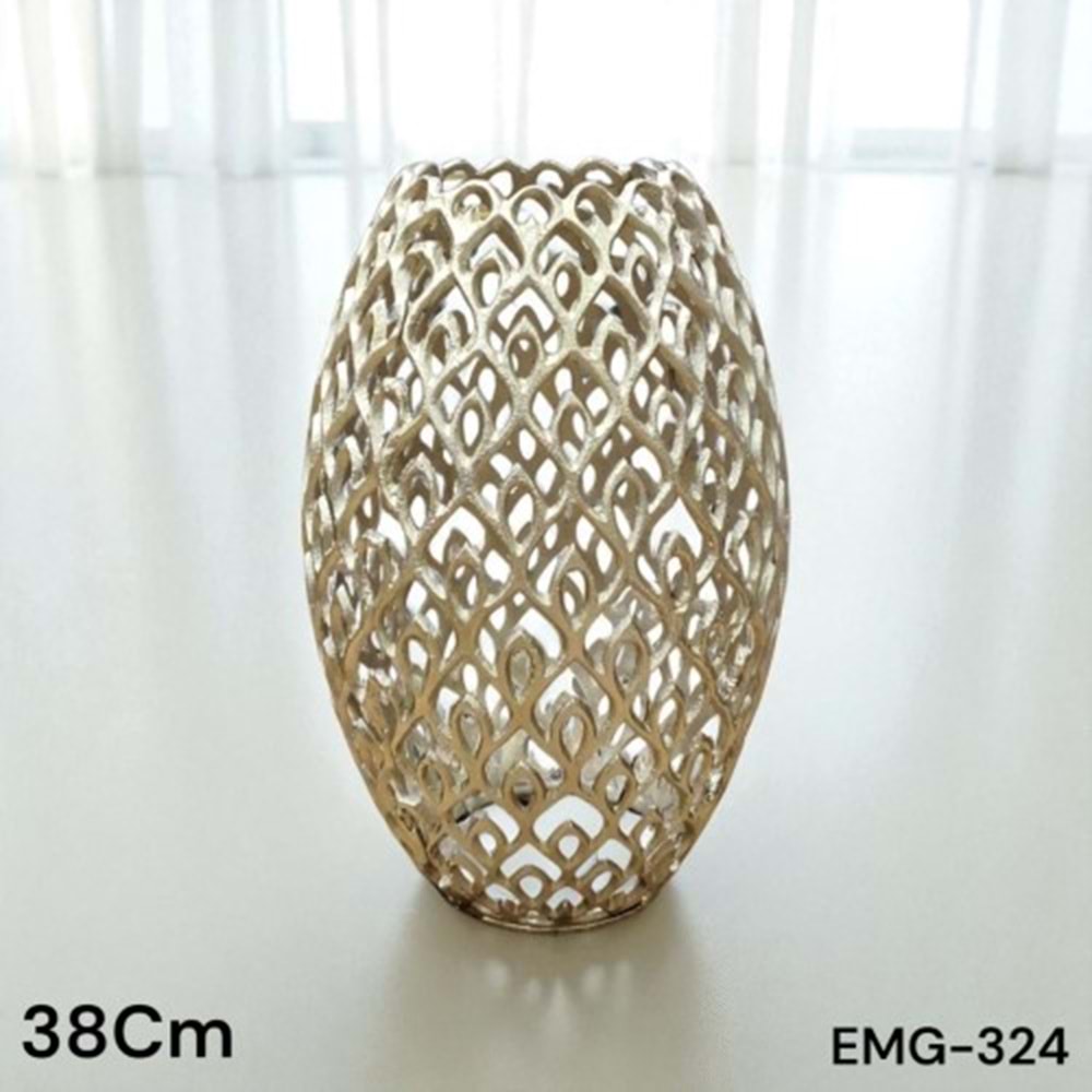 EMG.324.AL -DEKOR UZUN KÜP GOLD -EMG