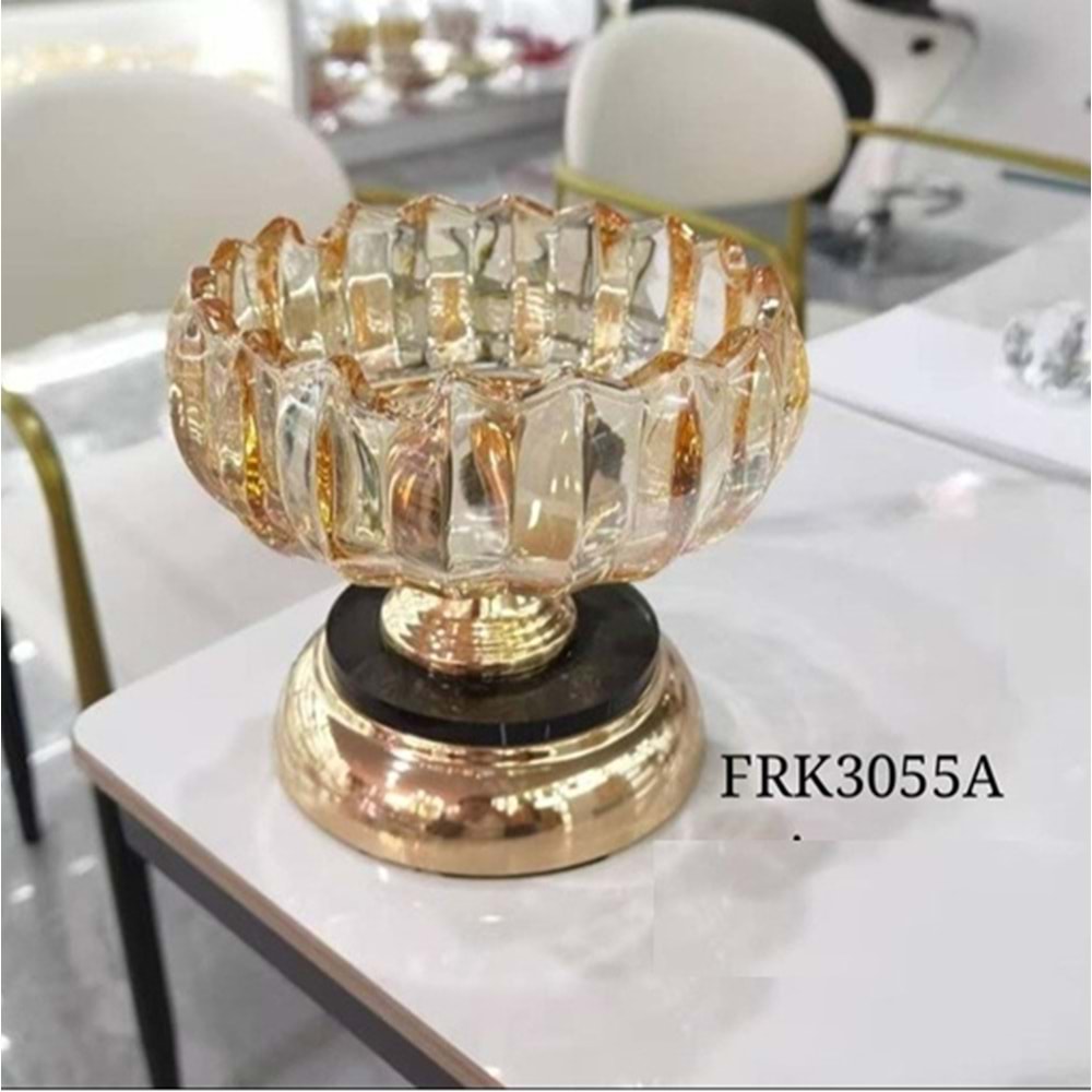 3055.A-CAM KÜLLÜK AYAKLI GOLD -FURKAN