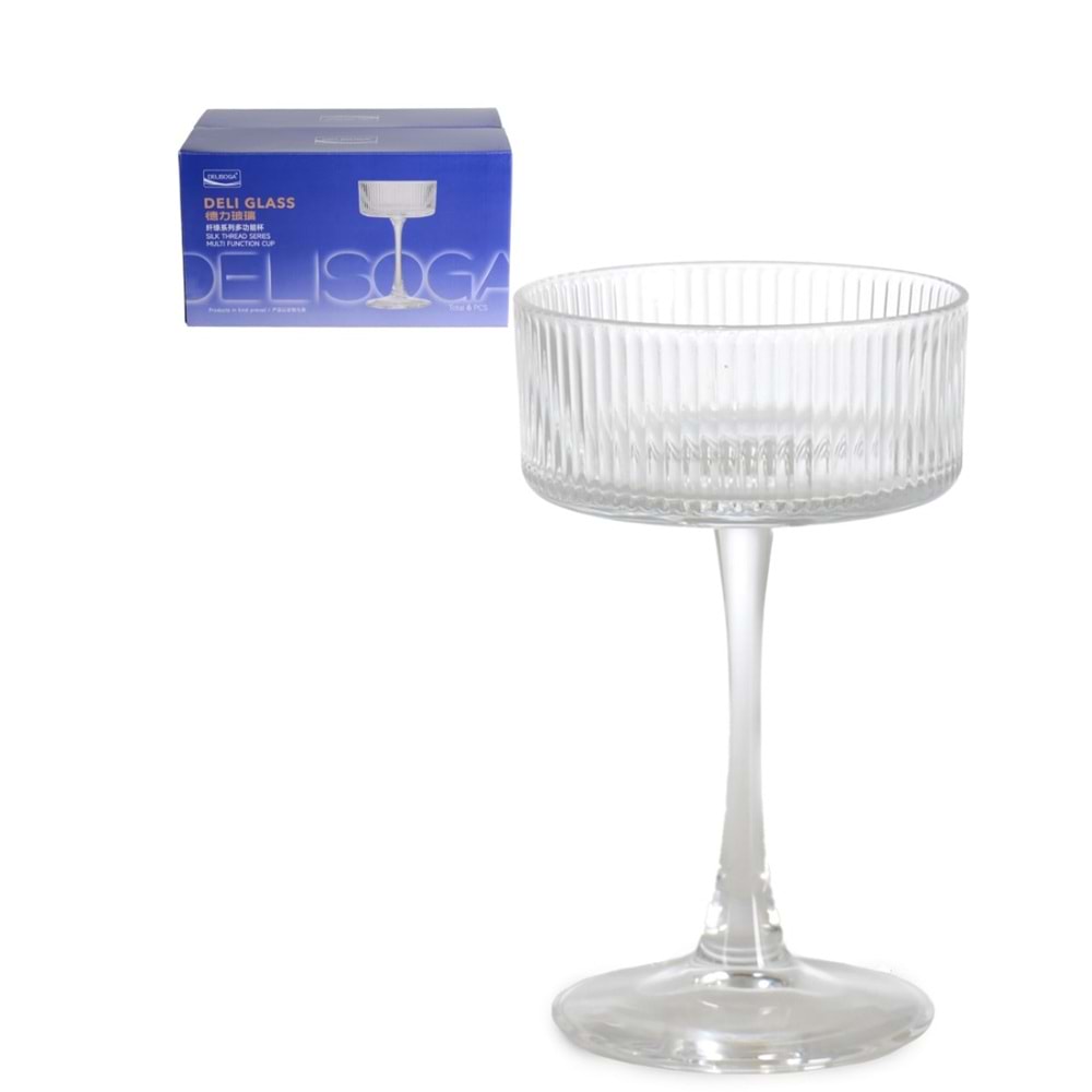 0724 DSJ -CAM KADEH 6LI 245ML -İPEK