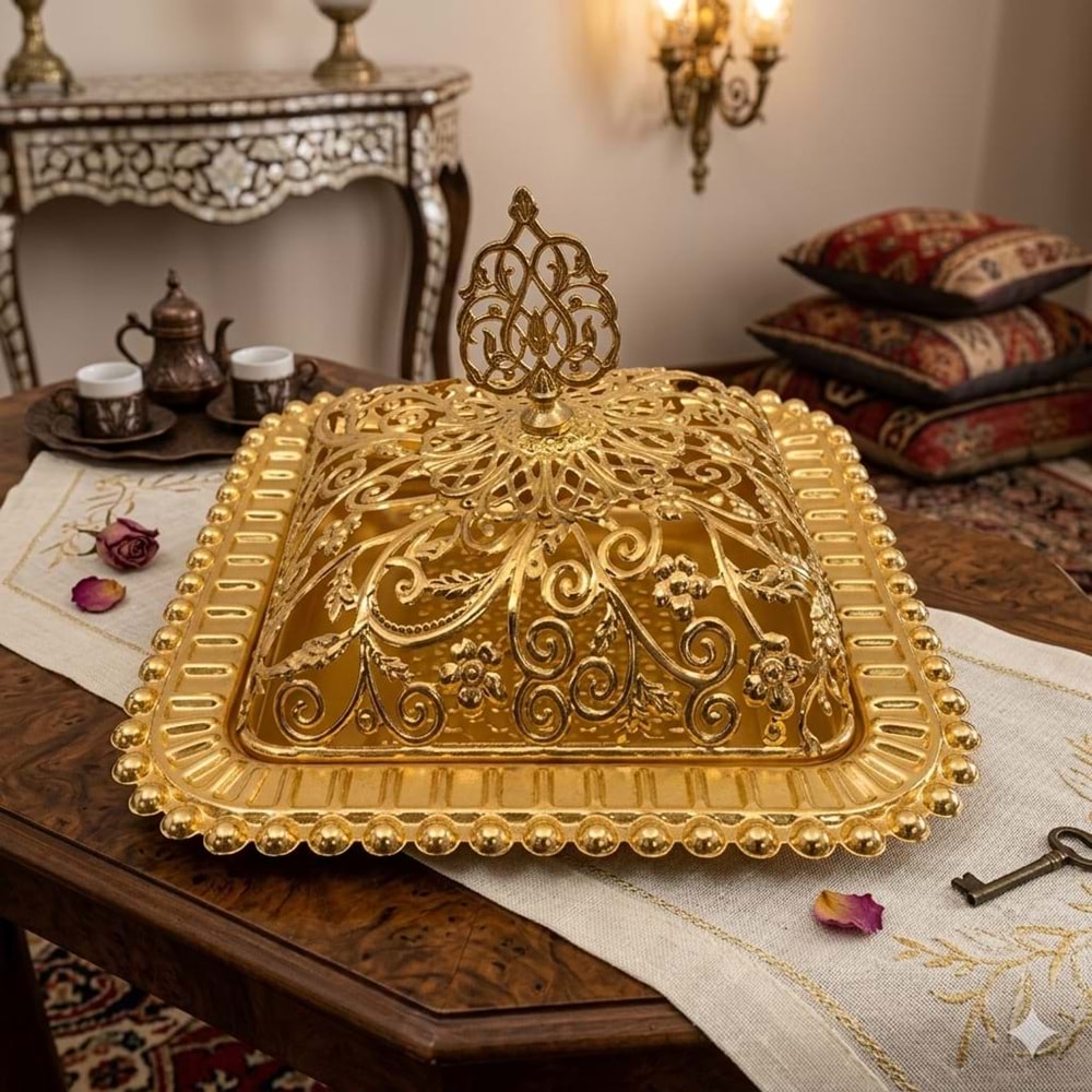 1069-ŞEKERLK.KARE ORTA KPK.LI GOLD-KRM