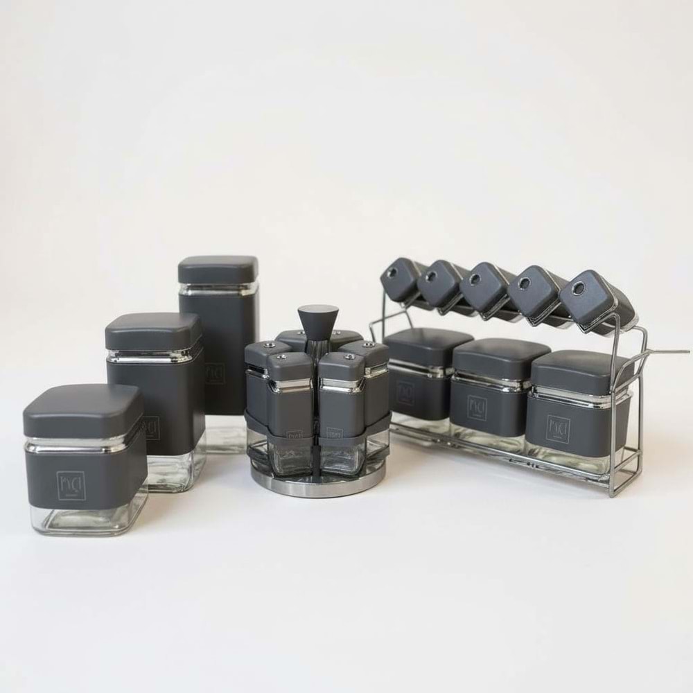 BAHARAT 17 PRÇ MTL/CAM KARE GRİ.GM-PAÇİ