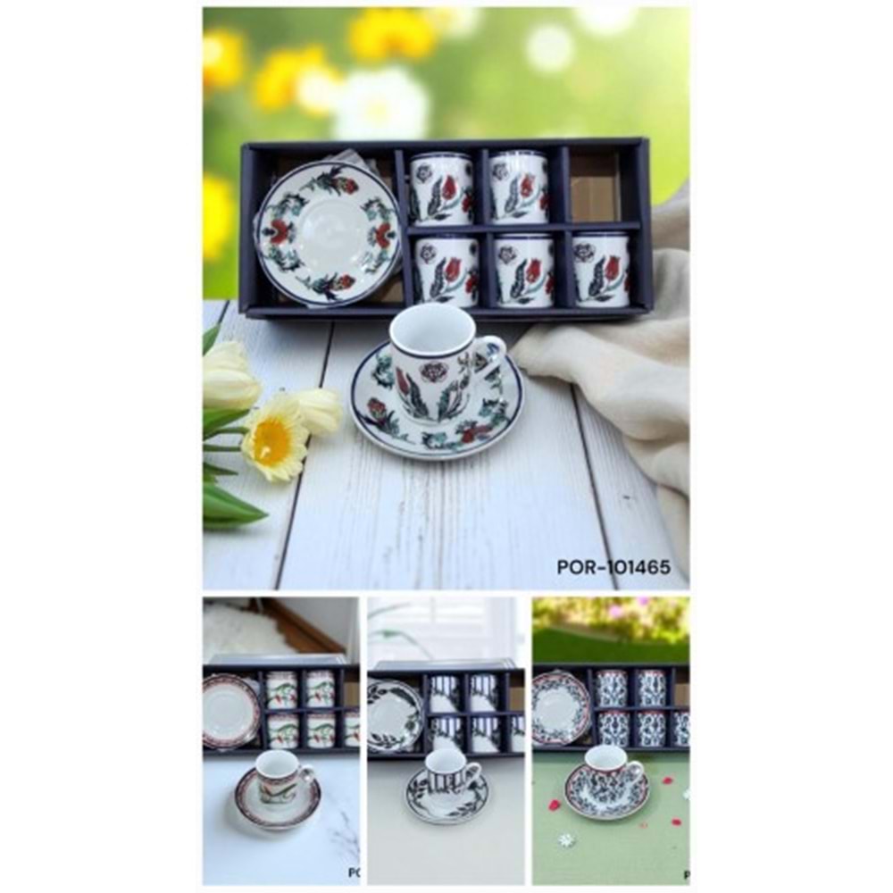 101465-KAHVE FİNCANI MOTİF CHİNİ-PAÇİ