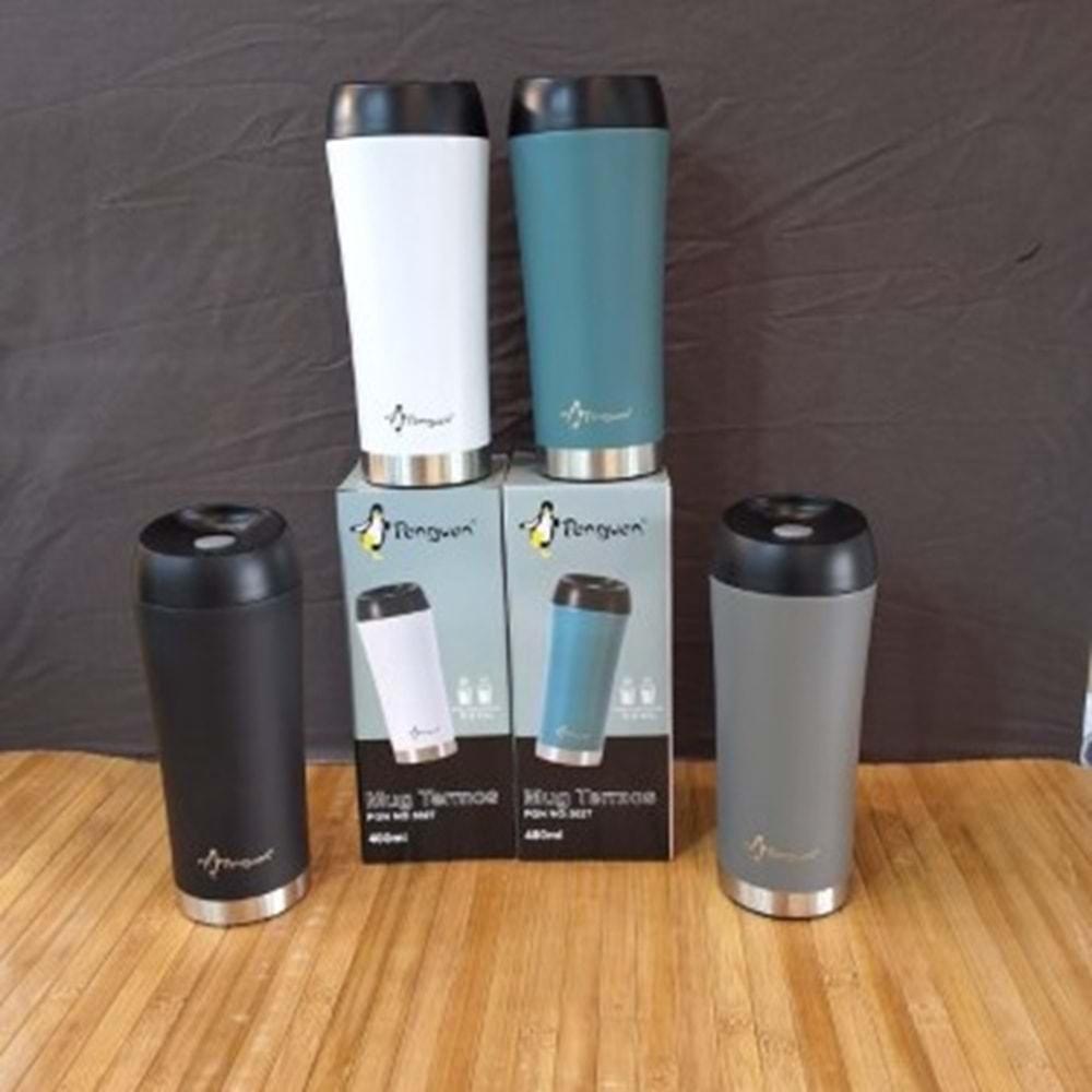 3027-TERMOS KAHVE KUPA 400ML -PENGUEN