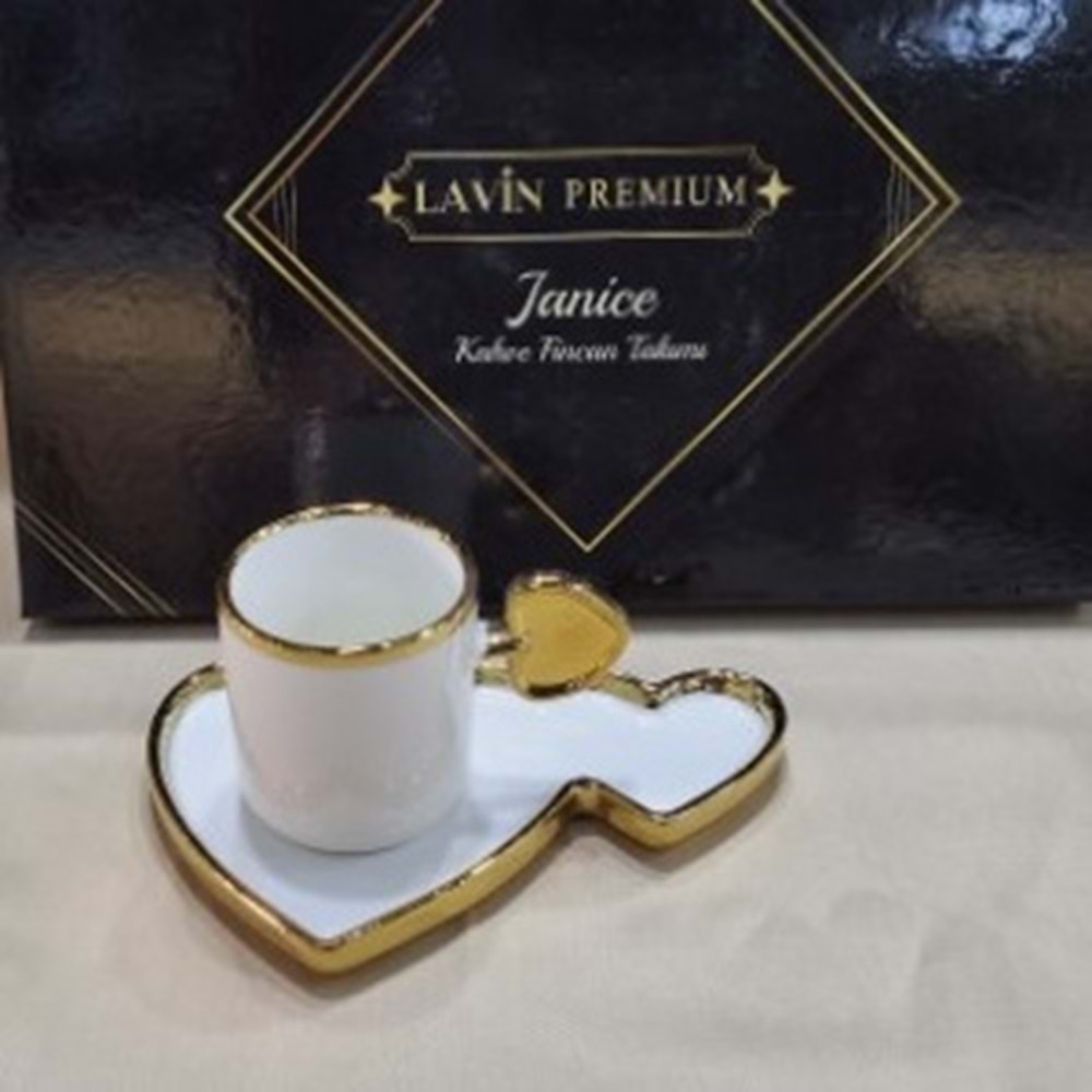 40334-KAHVE FİNCAN PORS. JANİCE - LAVİN