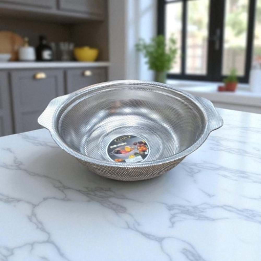 45407-MTL.SÜZGEÇ ÇİFT KULP 26 CM - LAVİN