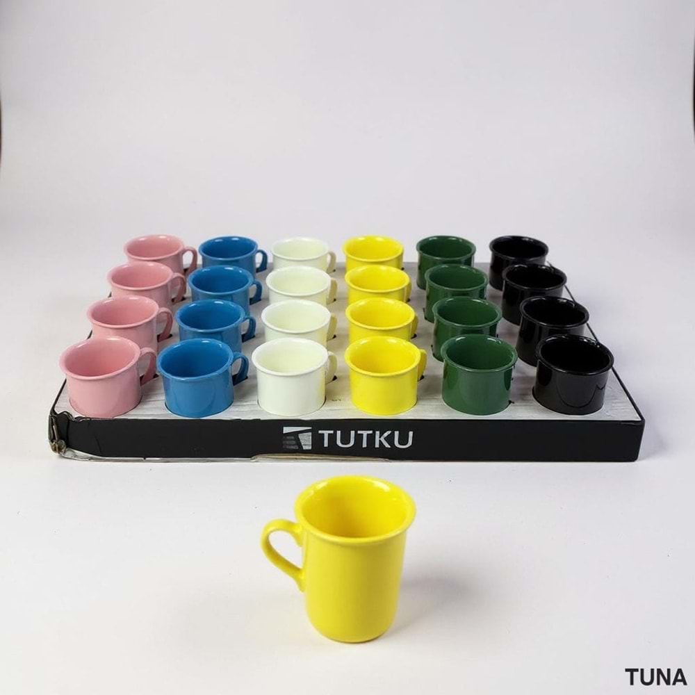 TUNA-KUPA RENKLİ KIVRIK KERAMİKA -TUTKU