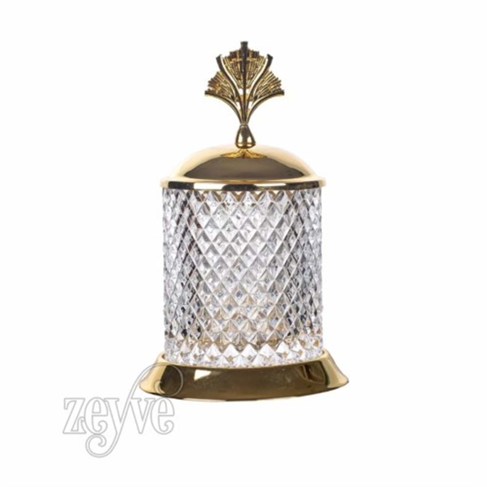 CB011.AL-KAVANOZ ORTA YAKUT GOLD-ZEYVE