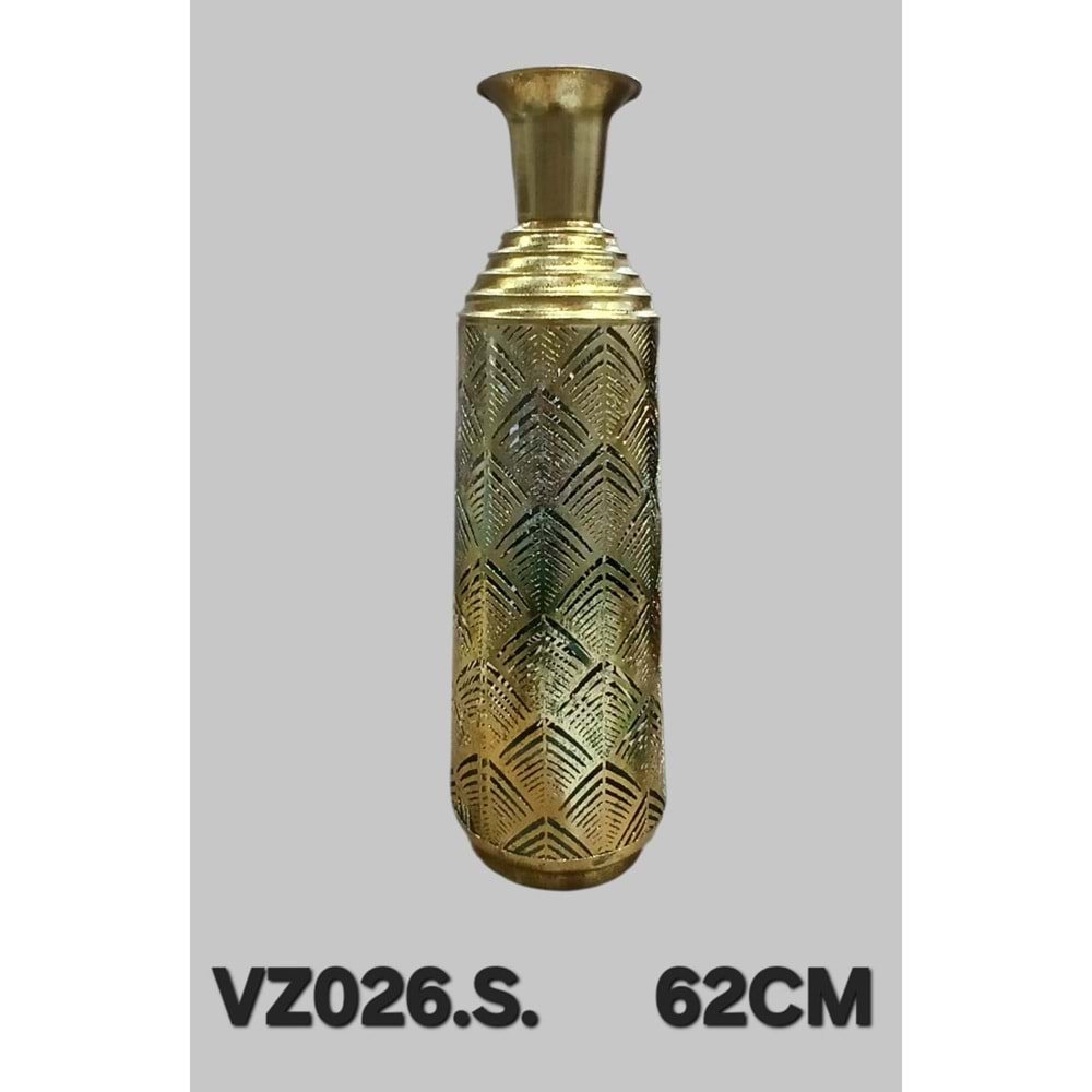 VZ026S -DEKOR VAZO KÇK. DELİKLİ GOLD -ZEYVE