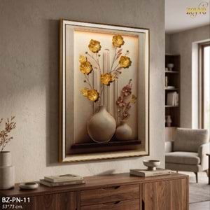 BZ.PN.11 - TABLO BONCUKLU 53*73 3D DİKTD -ZEYVE