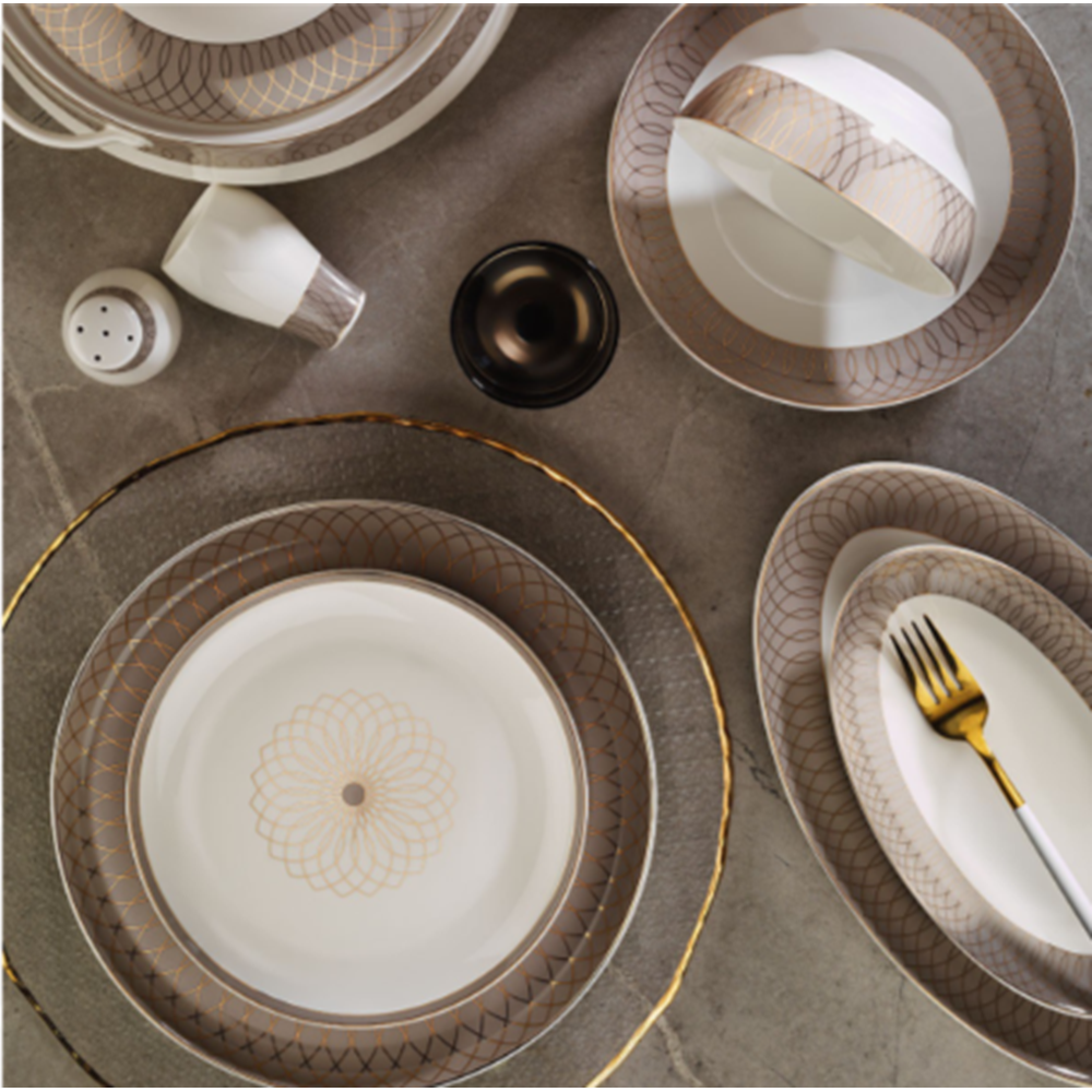 34012 -YEMEK TK TILSIM GREY -ARYILDIZ