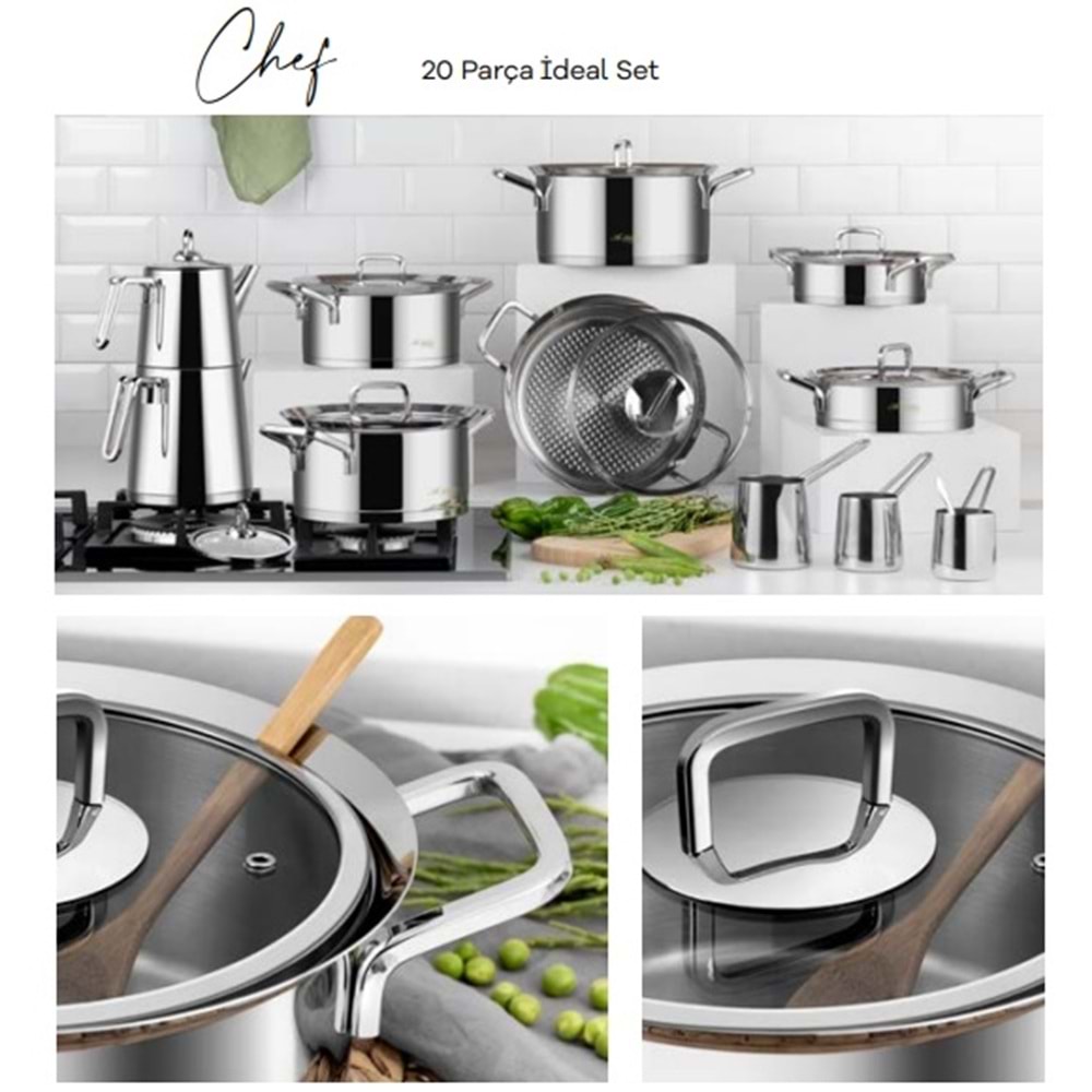 TENC SET 20 PRÇ ÇLK CHEF -ARYILDIZ