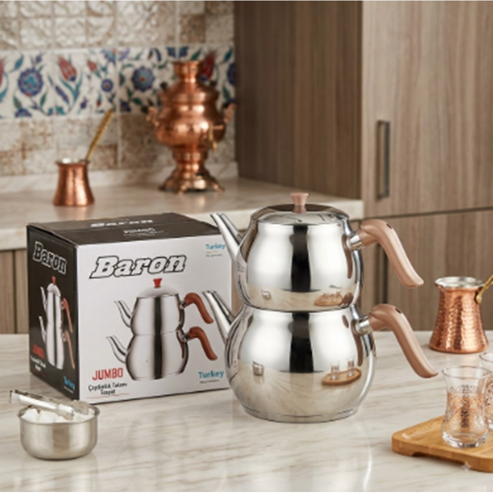 ÇAYDANLIK JUMBO 5 BAKALİT KULP -BARON